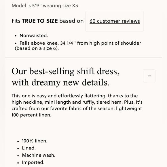 NWT J CREW PETITE Maxine Ruffle-Trim Linen Mini Dress in Navy - Picture 7 of 7